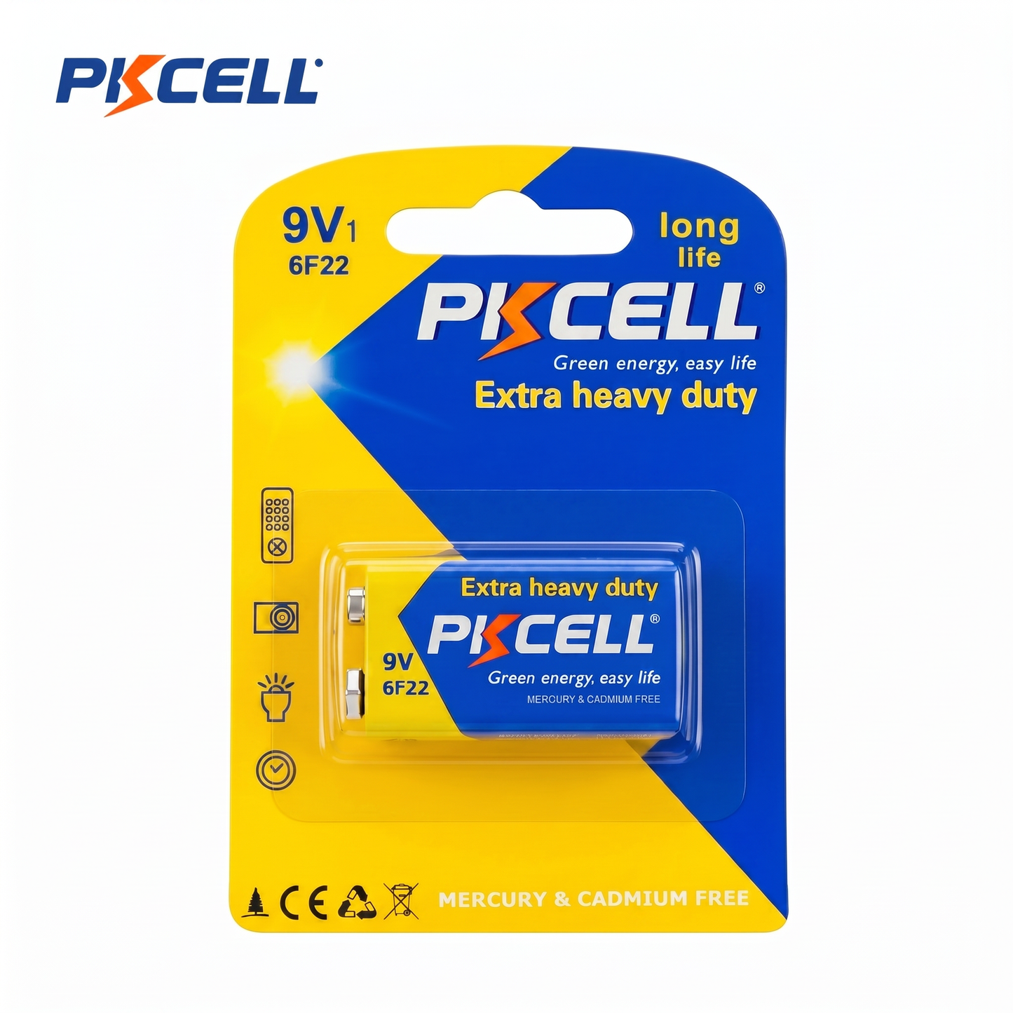 PKcell batería 9V
