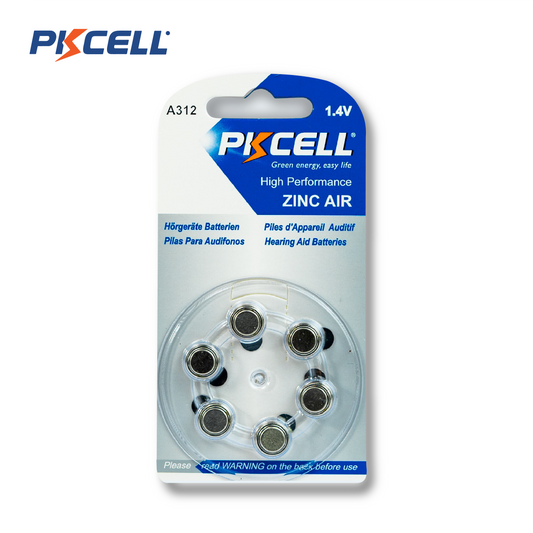 PKcell batería de zinc-aire A312
