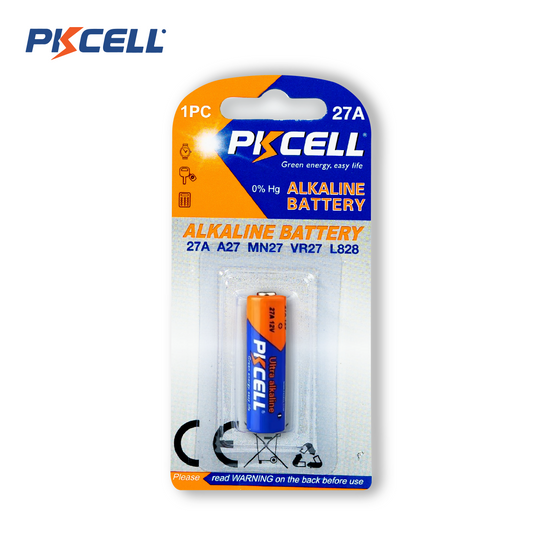 PKCell batería alcalina de 12V 27A