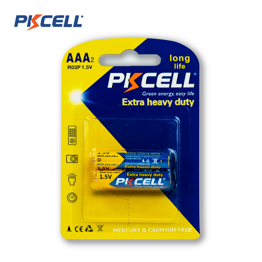 PKcell batería AAA 1.5V (2 piezas)