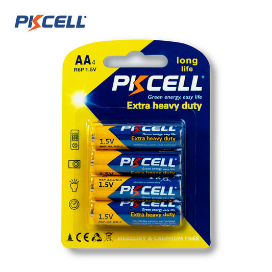 PKcell batería AA 1.5V (4 piezas)