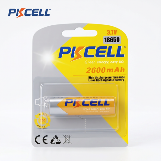 PKcell batería 18650 3.7V 2600mA